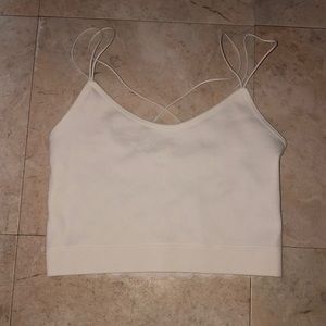 Hollister crop/tank top bralette